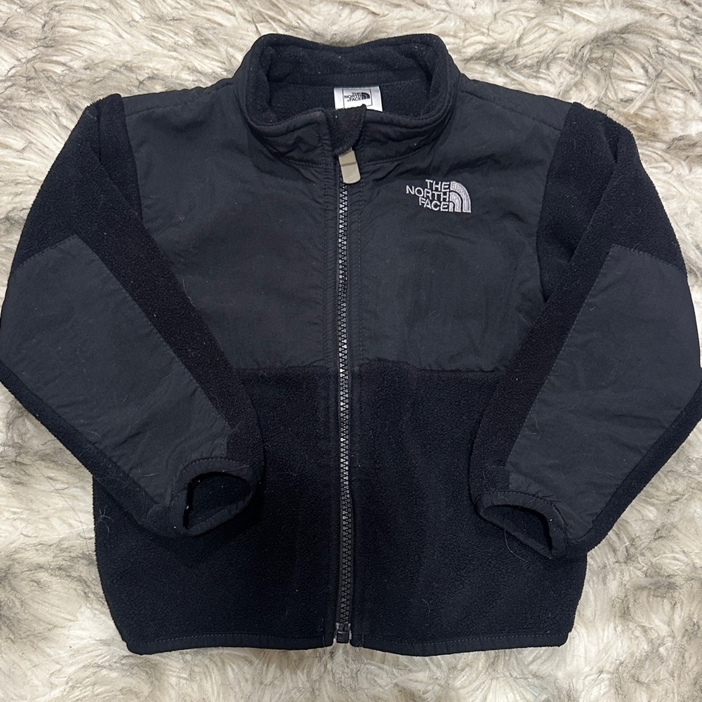 The North Face - Black Fleece Zip-Up Jacket - 18-24M